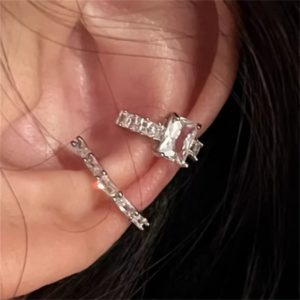 Starlight Baguette Crystal Ear Cuff