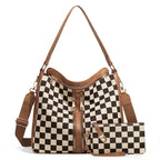 Gambit Checkered Bag & Pouch