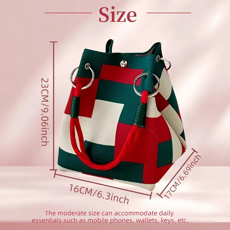 Regatta Colour-Block Bucket Bag