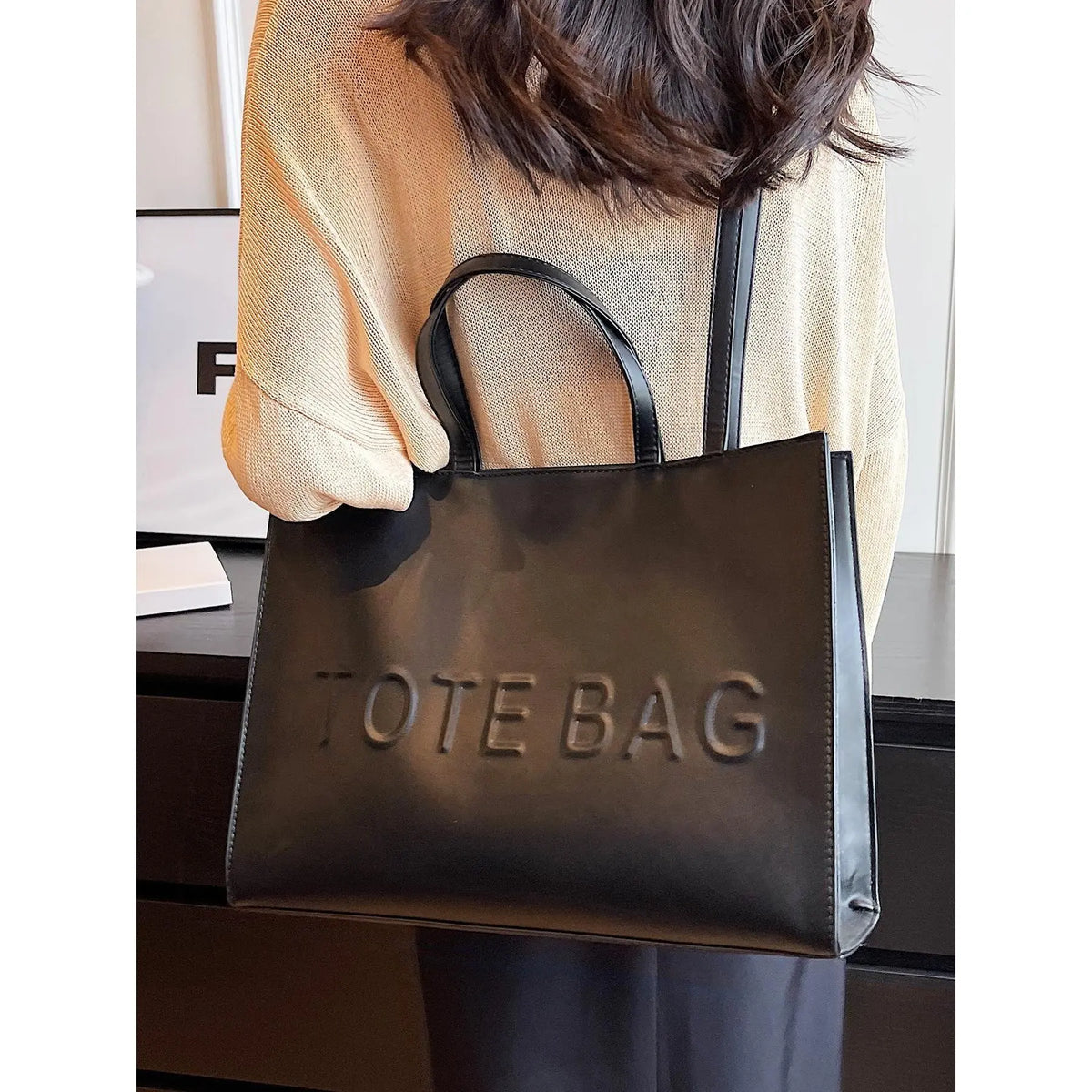 Love Letter Embossed Tote
