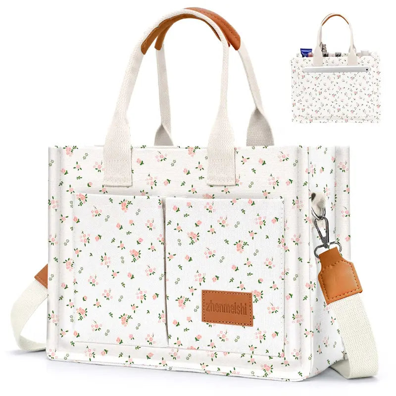 Checkmate Checkered Pocket Tote