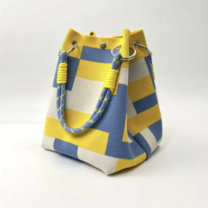Beach Club Mini Woven Bucket Bag