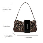Untamed Leopard Buckle Bag