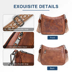 Arabesque Embossed Shoulder Bag