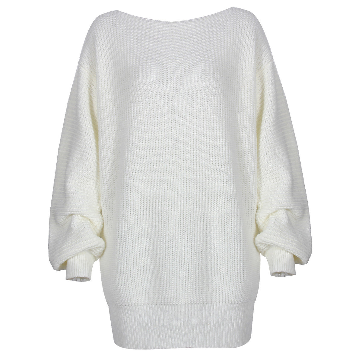 Stay Awhile Off-Shoulder Sweater Dress