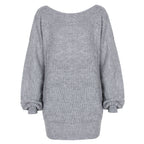 Stay Awhile Off-Shoulder Sweater Dress
