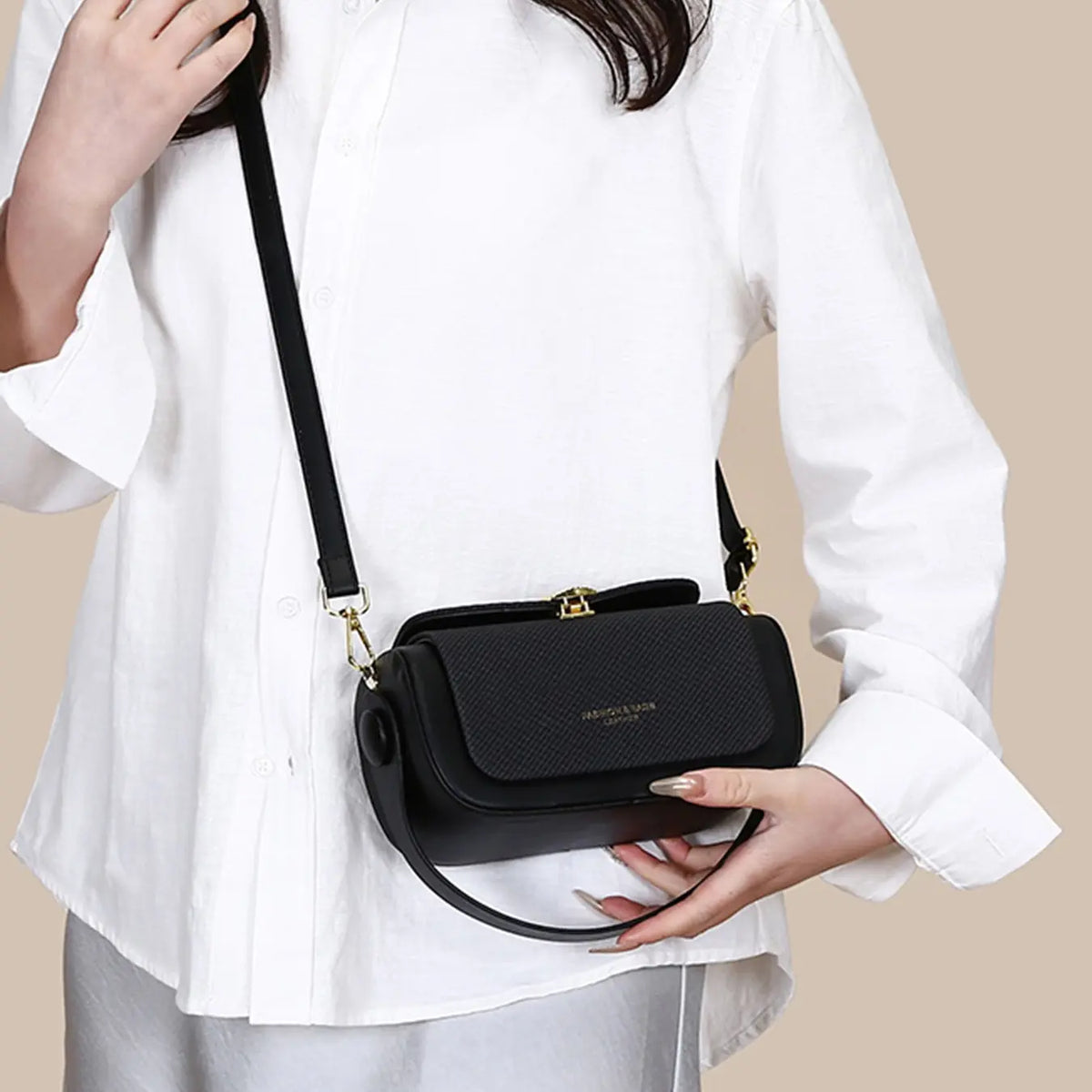 Havana Woven Flap Satchel