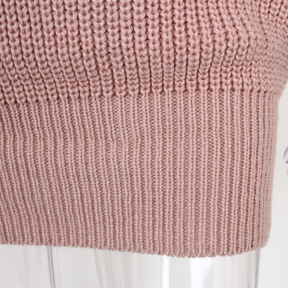 Stay Awhile Off-Shoulder Sweater Dress