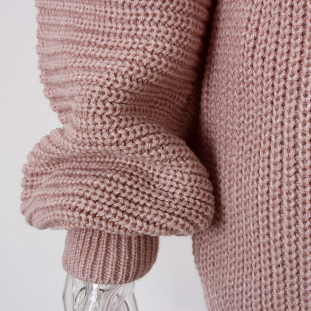 Stay Awhile Off-Shoulder Sweater Dress