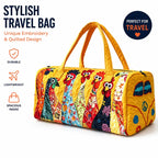 Bolso de fin de semana patchwork Viajera