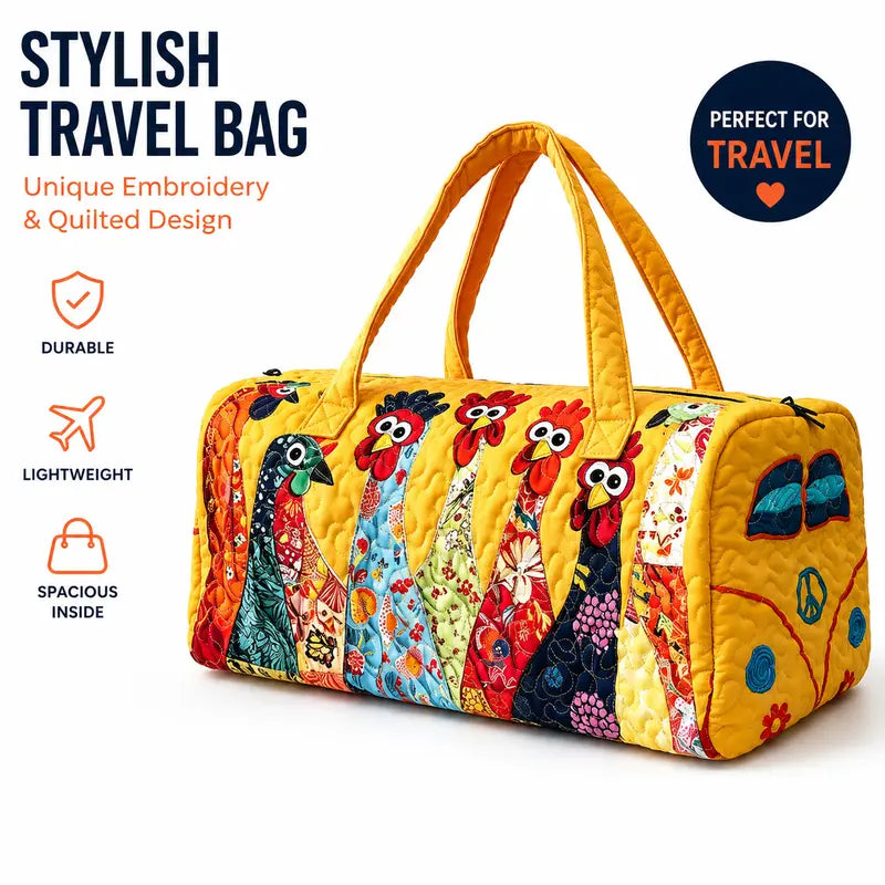 Wanderlust Patchwork Weekender