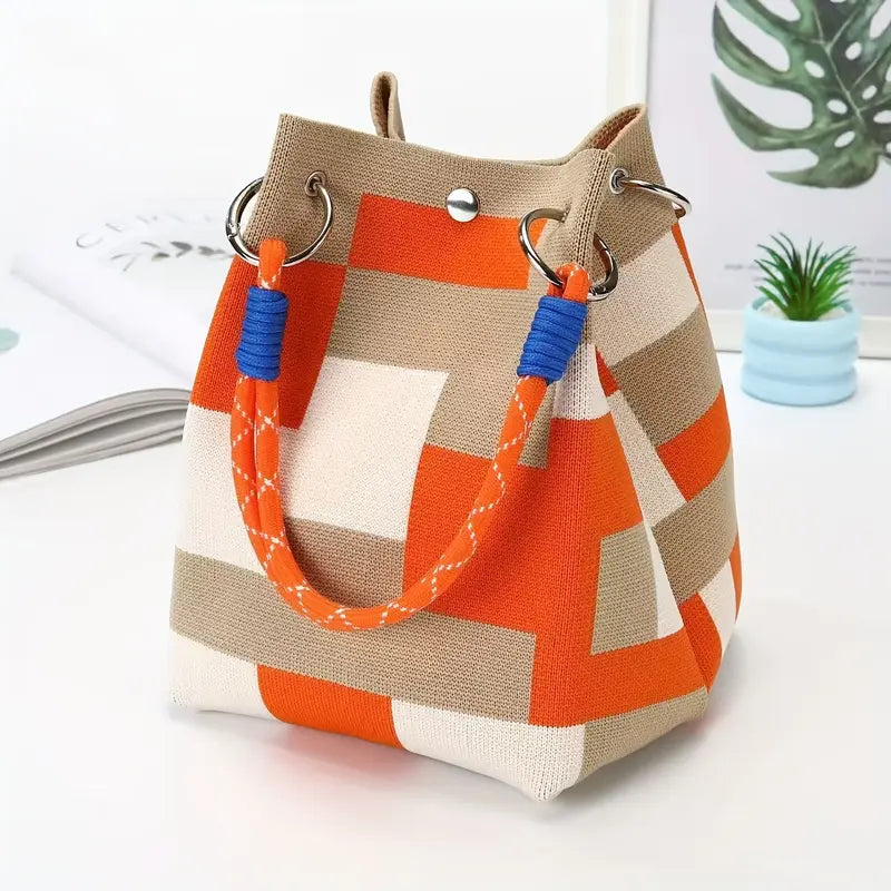 Regatta Colour-Block Bucket Bag