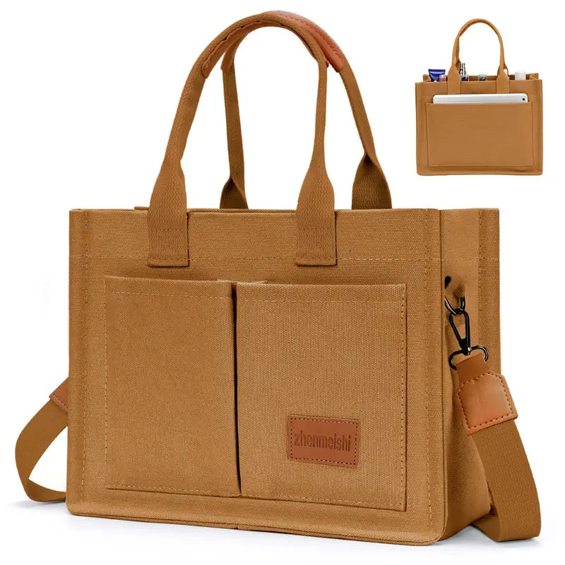 Checkmate Checkered Pocket Tote