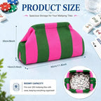 Candy Stripe Frame Pouch