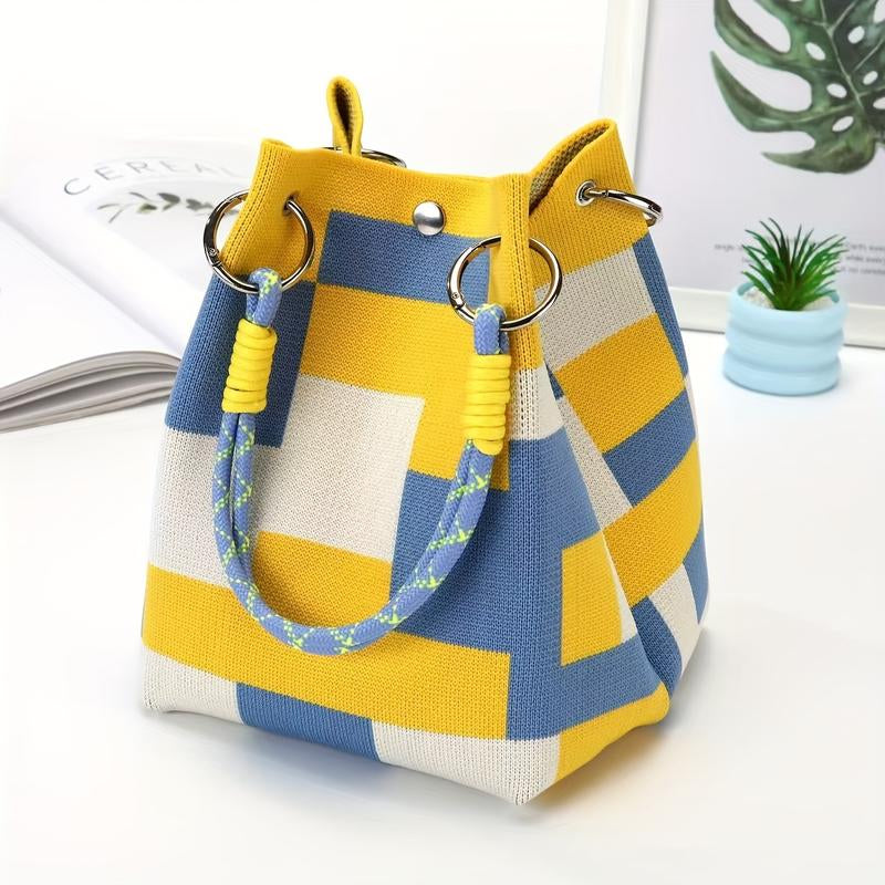 Regatta Colour-Block Bucket Bag