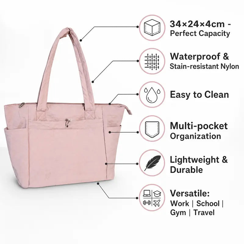 Hustle Nylon Pocket Tote