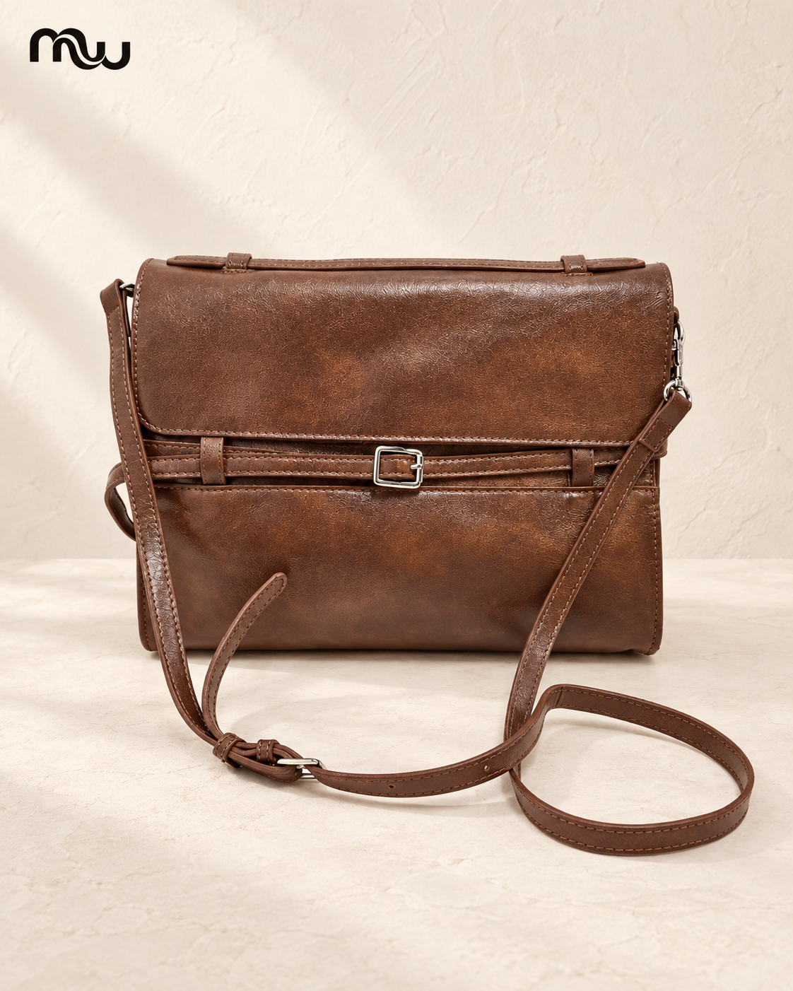 Glam Buckle Flap Bag