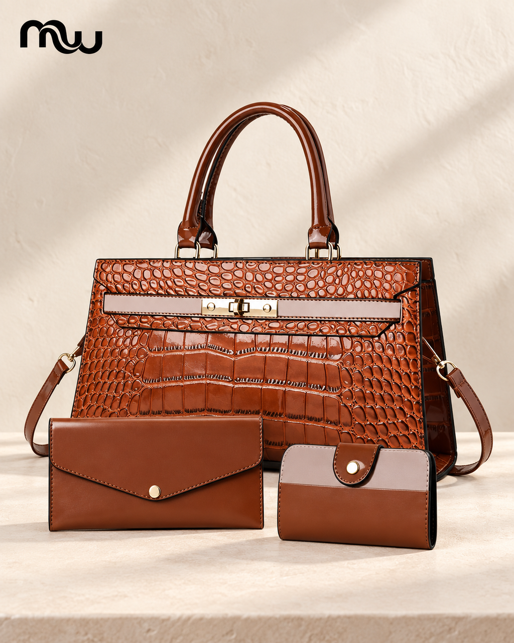 Predator Croc-Effect Bag Trio