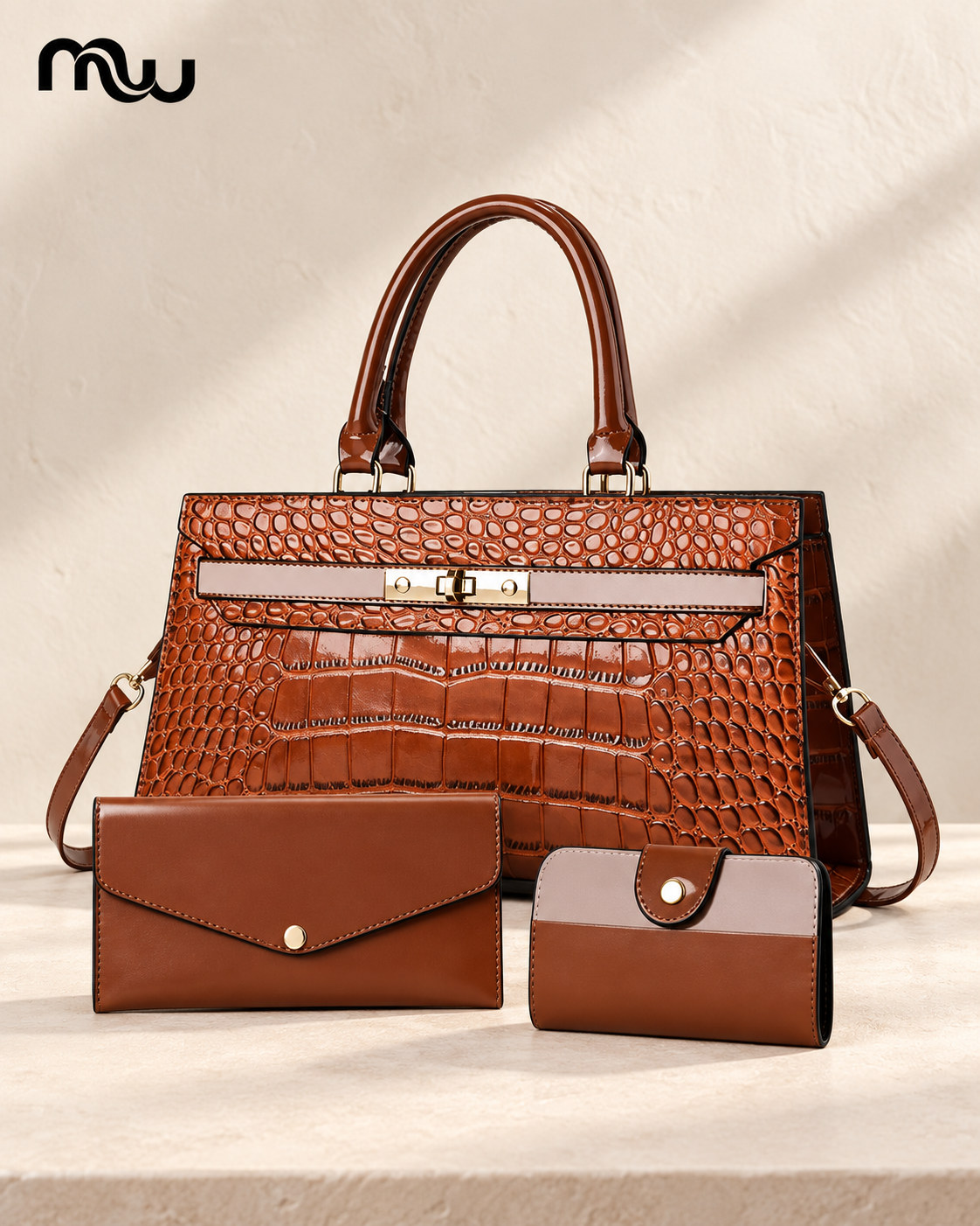 Predator Croc-Effect Bag Trio