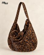 Wildcat Leopard Slouch Bag