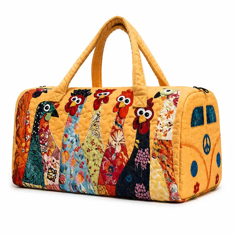 Bolso de fin de semana patchwork Viajera