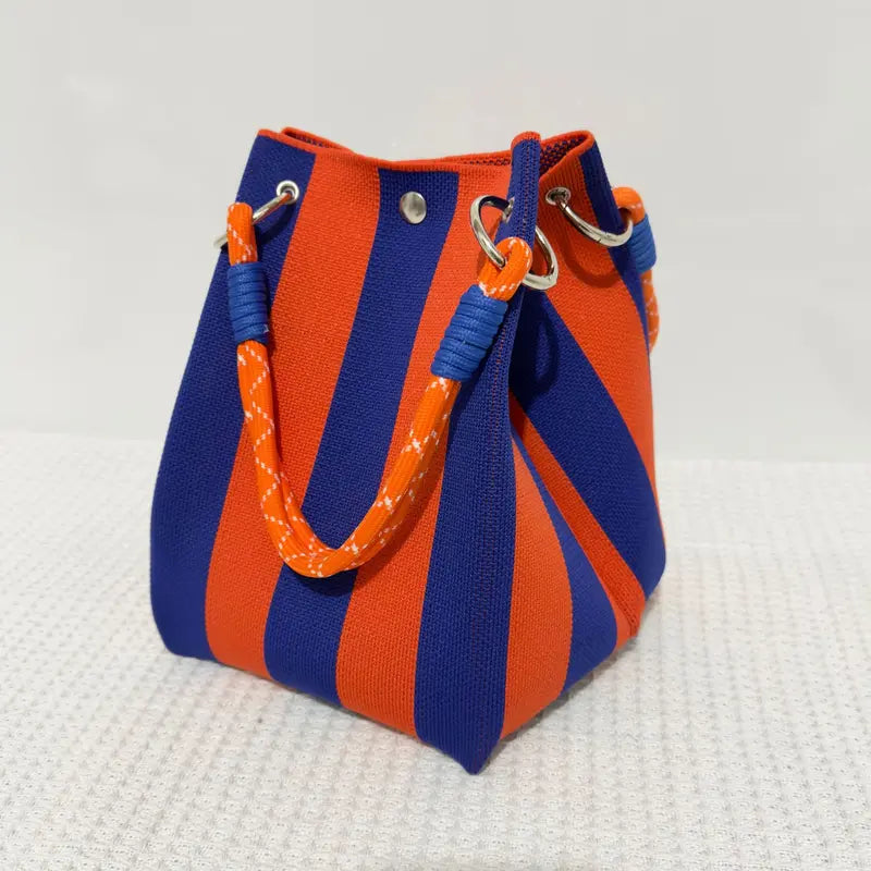 Beach Club Mini Woven Bucket Bag