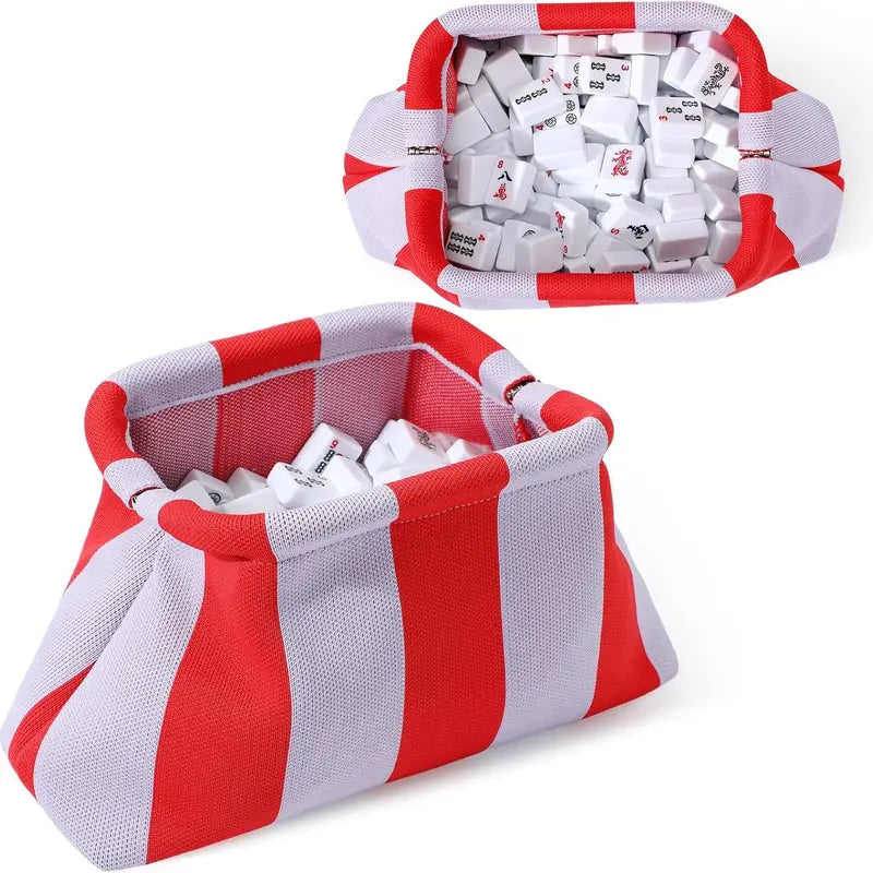 Candy Stripe Frame Pouch