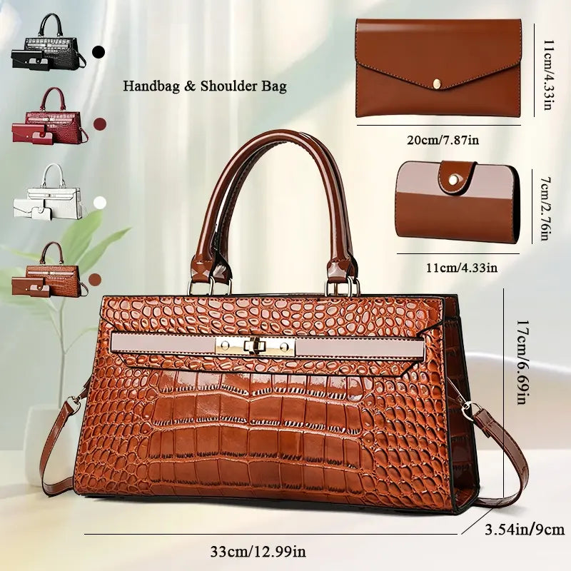 Predator Croc-Effect Bag Trio