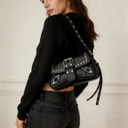 Riot Studded Shoulder Bag
