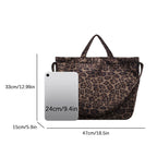Wildcat Leopard Slouch Bag