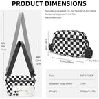 Domino Checkered Crossbody Bag
