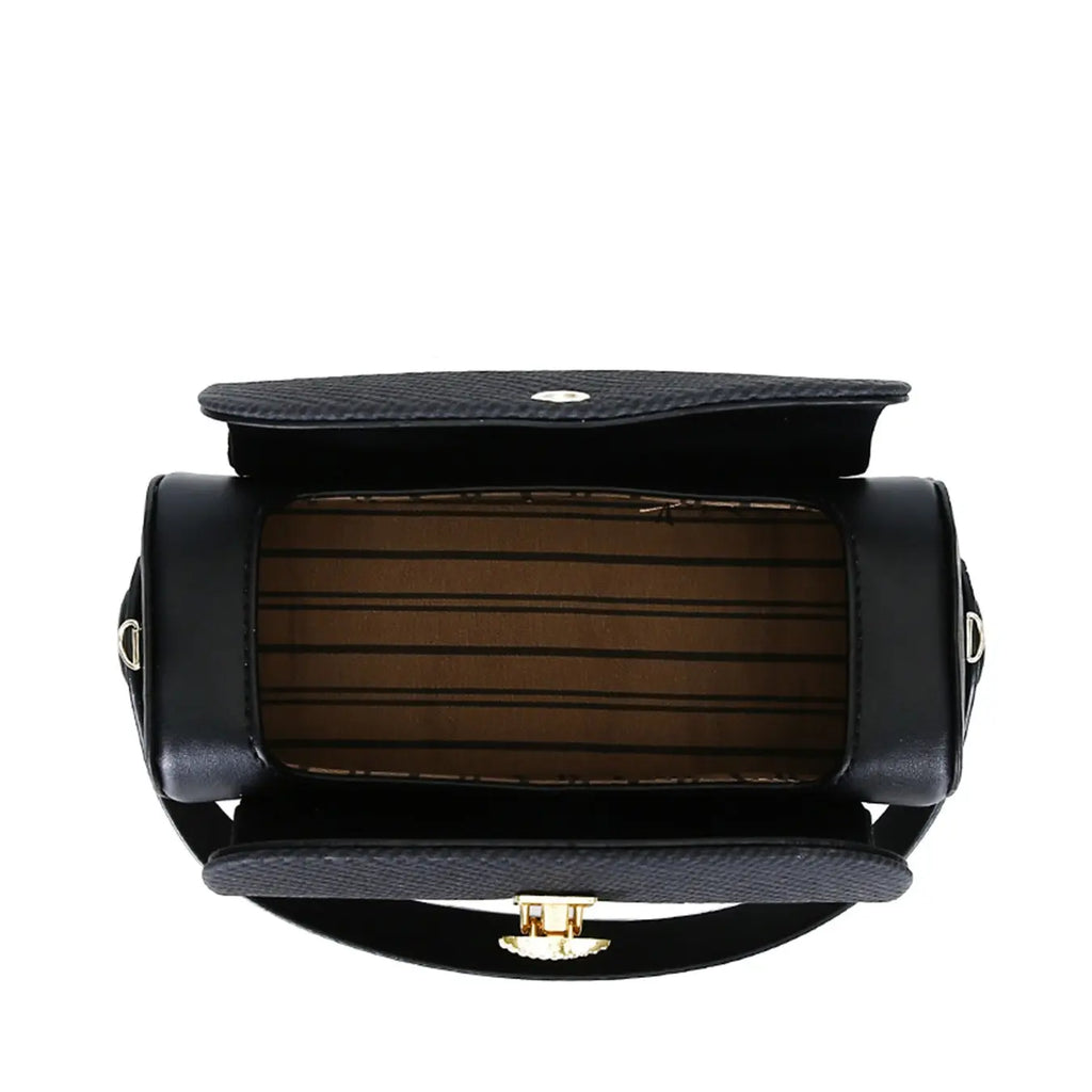 Havana Woven Flap Satchel
