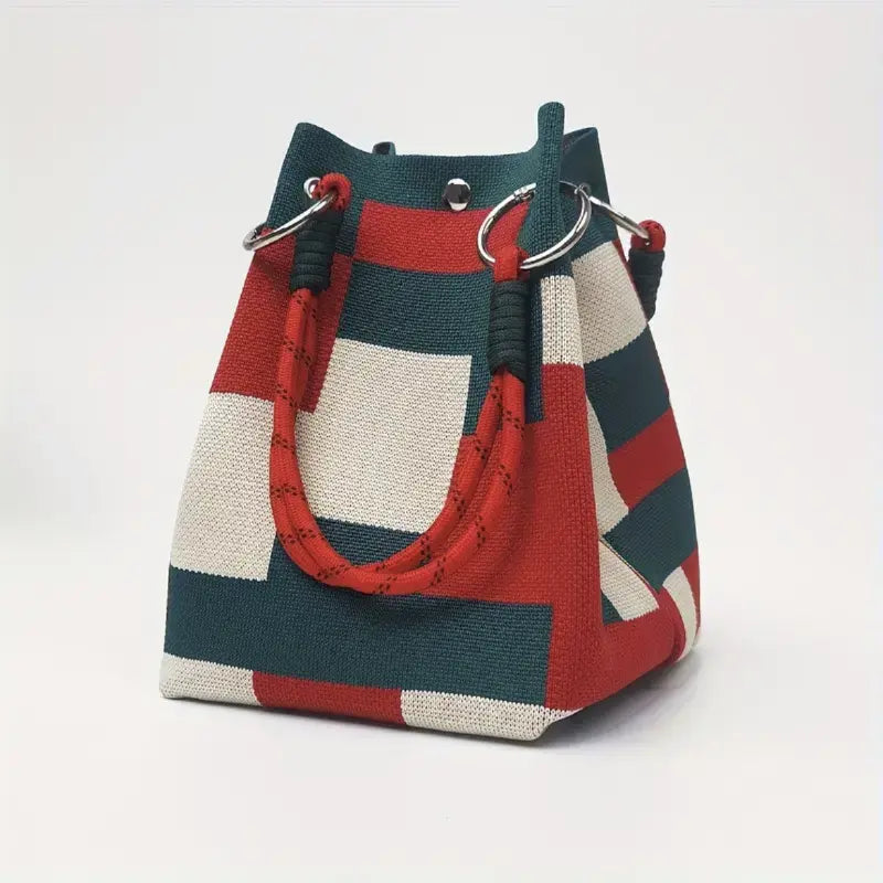 Beach Club Mini Woven Bucket Bag