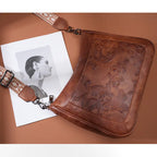 Arabesque Embossed Shoulder Bag