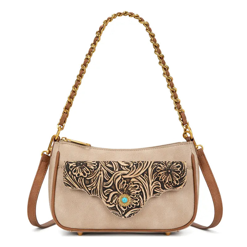 Venus Floral Chain Bag