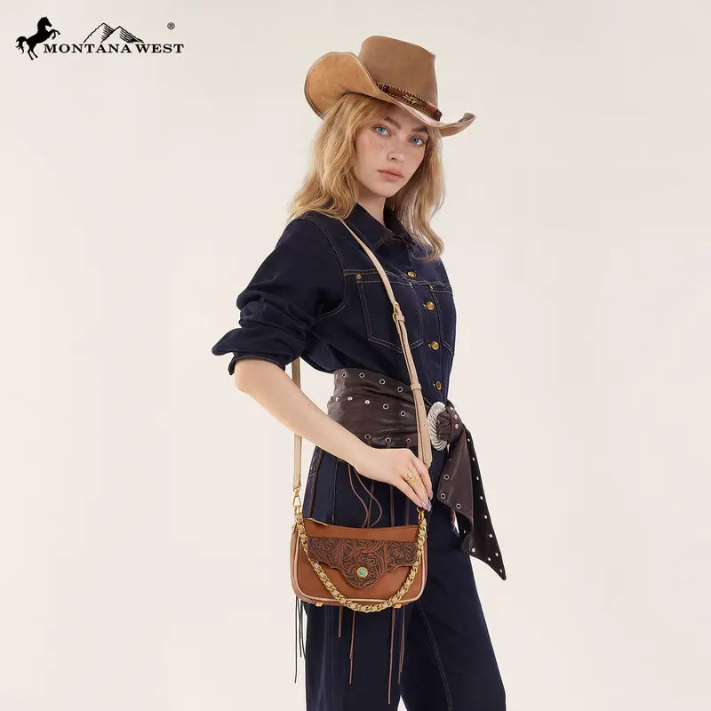 Venus Floral Chain Bag