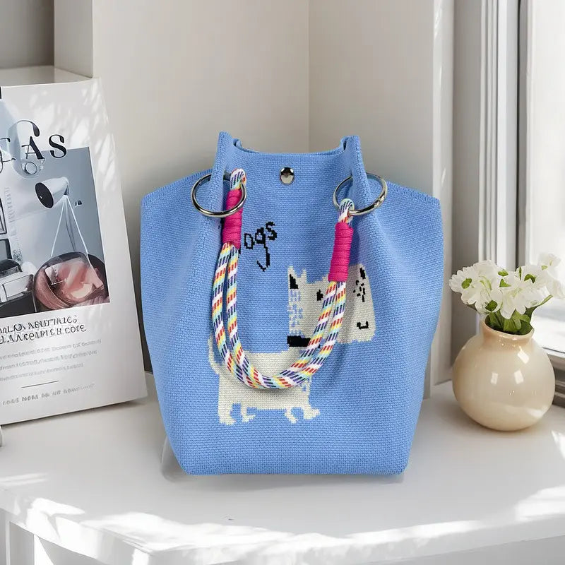 Beach Club Mini Woven Bucket Bag