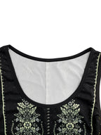 Golden Hour Ornate Print Sleeveless Dress