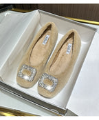 Fireside Sparkle Buckle Flats