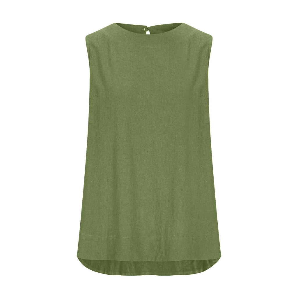 Sea Breeze Relaxed Sleeveless Top