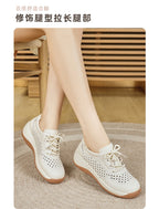 Sunlit Steps Cut-Out Wedge Trainers
