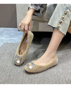 Fireside Sparkle Buckle Flats