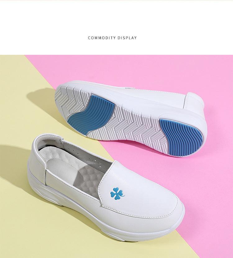 Blue Bloom Slip-On Shoes