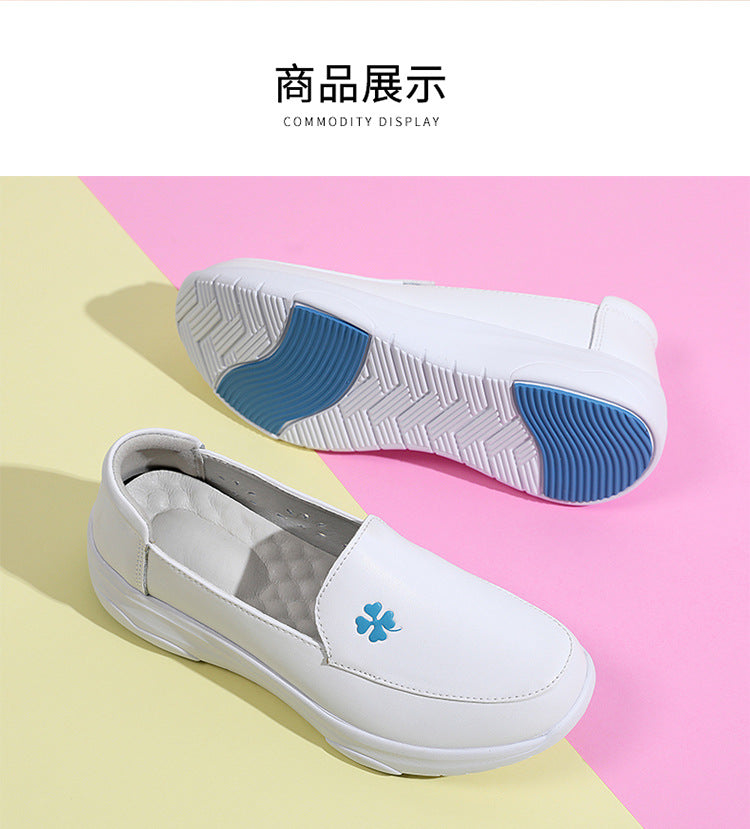 Blue Bloom Slip-On Shoes