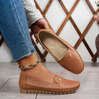 Petal Touch Stitched Loafers