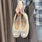 Fireside Sparkle Buckle Flats