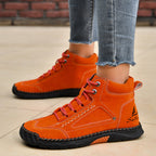 Blue Horizon Lace-Up Ankle Boots