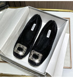 Fireside Sparkle Buckle Flats
