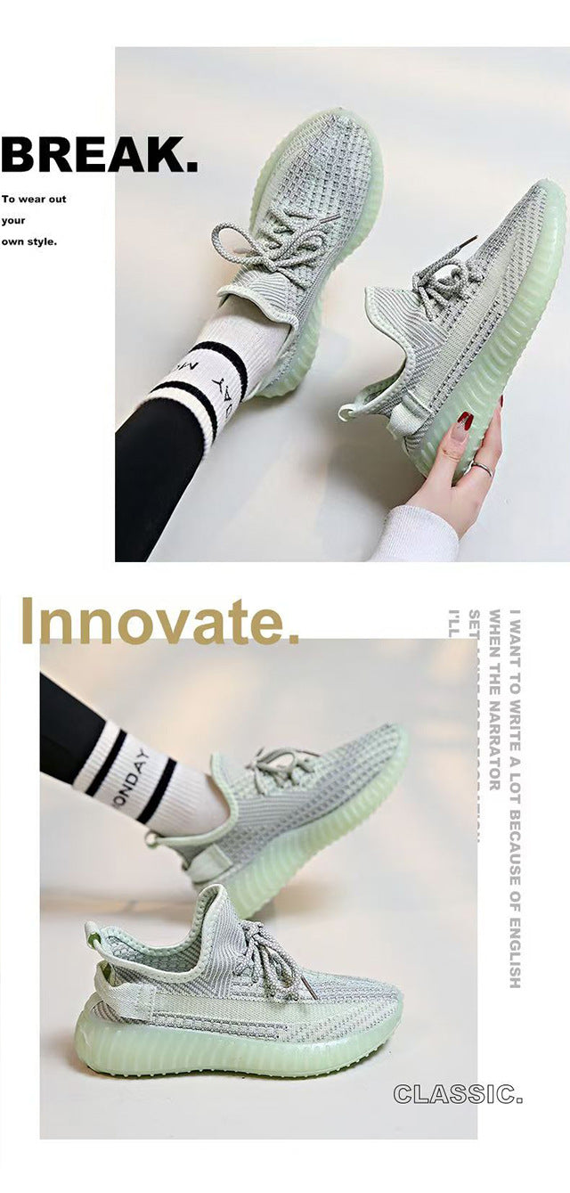Off-Duty Knit Trainers