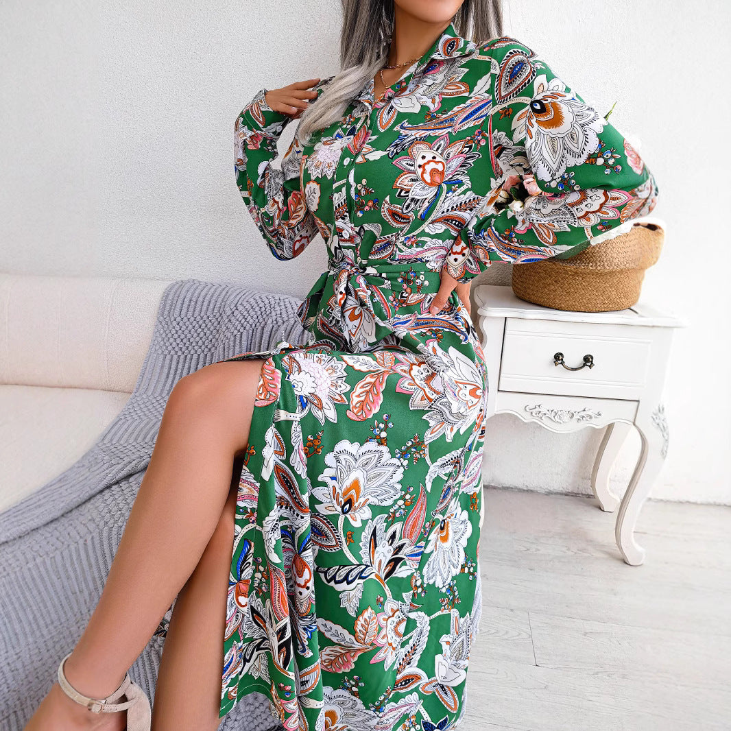 Wanderlust Paisley Shirt Dress